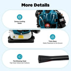 75.6CC 4-Stroke Gas Backpack Leaf Blower, 2600W 498FT with Cruise Control, for Lawn Yard Debris Cleaning, Commercial & Home Use