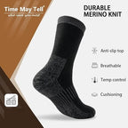 Merino Wool Thermal Socks, Suitable for Both Men and Women, 3 Pairs of Fully Cushioned Winter Boot Socks, Suitable for Hiking and Working in Cold Weather