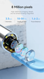 Wireless Ear Wax Removal with Camera Rechargeable Ear Cleaner 1080P Check Camera with Ear Spoon Set Canal Clean