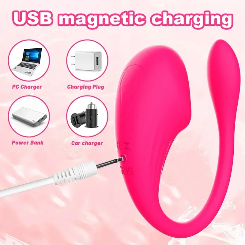 Wireless Bluetooth G Spot Vibrator for Women APP Remote Control Wear Vibrating Egg G Spot Clitoral Stimulator Sex Toys for Adult