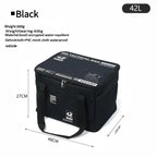 30-42L Tactical Camping Storage Bag Insulated Folding Box Waterproof Picnic Tableware Field Equipment Outdoor Gear Organizer