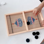 Fast Sling Puck Game Slingshot Chess Table Chess Puzzle Party Game Adult Child Family Game Desktop Battle Board Games