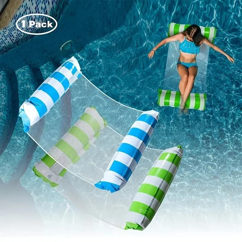1PC Inflatable Float Hammock floaties for adults Perfect for Poolside Lounging This Summer Water Play Accessories Water Sports Main image