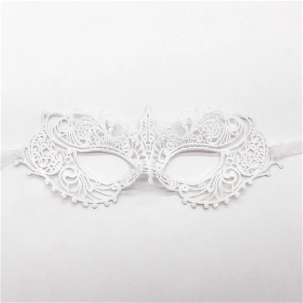 New Women Hollow Lace Face Mask Masquerade Sexy Cosplay Prom Party Props Costume Mask Nightclub Halloween Black Eye Mask