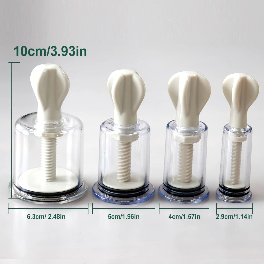 Professional Cupping Medical Chinese Vacuum Body Massager Stimulation Vacuum Cupping Nipple Sucker Inverted Suction Enlarger Cup Main image