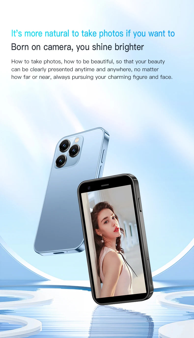 SERVO 15SE Mini Smartphone 3G WCDMA WiFi Hotspot Android OS Play Store WhatsAPP 2GB+16GB 2 SIM Card 3.0" Super Small Smart Phone