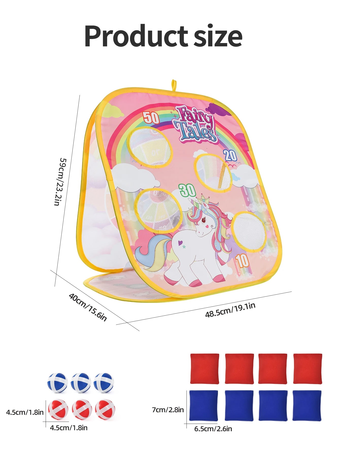 3-in-1 Kids Bean Bag Toss Game Set - Parent-Child Interactive Toy for School Sports, Birthday & Easter Party Favors