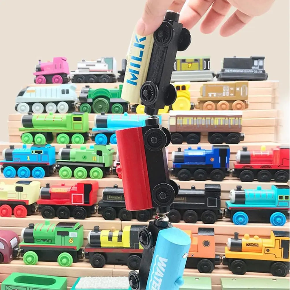 Thomas And Friends Wooden Railway Toy Lady Percy Mike Rosie Edward Donald Gorden Emily Train Truck Carriages Birthday Christmas