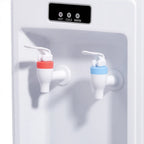 Electric Table Drinking Water Dispenser, Drinking Fountain, Office Cooler Home Hot/Cold Beverage Machine for 4.5-18.9L Buckets