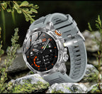 LIGE New Smart Watch Men 1000mAh Large Capacity Battery Outdoor Flashlight Bluetooth Call Waterproof Sport Fitness Smartwatch