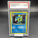 DIY 1999 PTCG GAME English Version 1ST EDITION CHARIZARD BLASTOISE Collection Card 10Points Rating Card Anime Game Card Gift Toy
