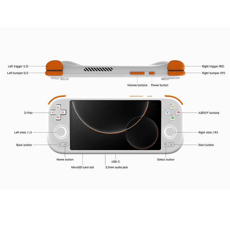 MangMi Air X Game console Android 5.5 inch 1080P 11 touch screen IPS 5000mAh Hall effect Joystick trigger portable game consoles