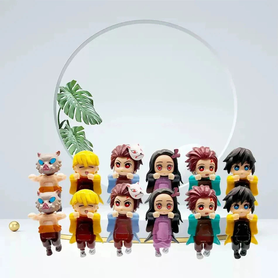 2025 Demon Slayer Hippers Blind Box Mini Action Figures Collectible Decoration Kids Toys Mystery Boxes Children Birthday Gifts Secondary image