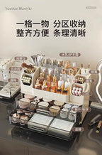 Desktop cosmetics storage box, makeup box, high-end dressing table, skincare product sorting box, dressing table storage rack