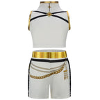 4 5 6 7 8 9 10 11 12 Years K-POP Girls Clothing Sets Cosplay 3Pcs Girls Suits Korean Version Birthday Party Costume Kids Clothes