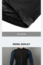 YKYWBIKE Men Cycling Gelit Thermal Fleece Bicycle Windbreaker Sleeveless Bike Vest Windproof Waterproof Cycling