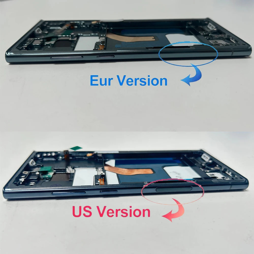 6.8“ Super AMOLED For Samsung Galaxy S23 Ultra S918 LCD Display Touch Screen Digitizer Assembly Support fingerprint and S-Pen