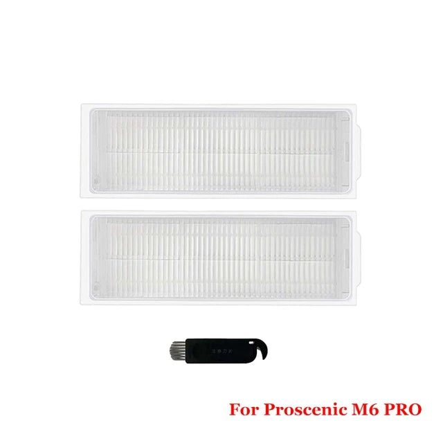 Accessories For Proscenic M6 Pro Robot Vacuum Cleaner Part Main Side Brush Hepa Filter Mop Cloth Pad Replacement Spare Parts