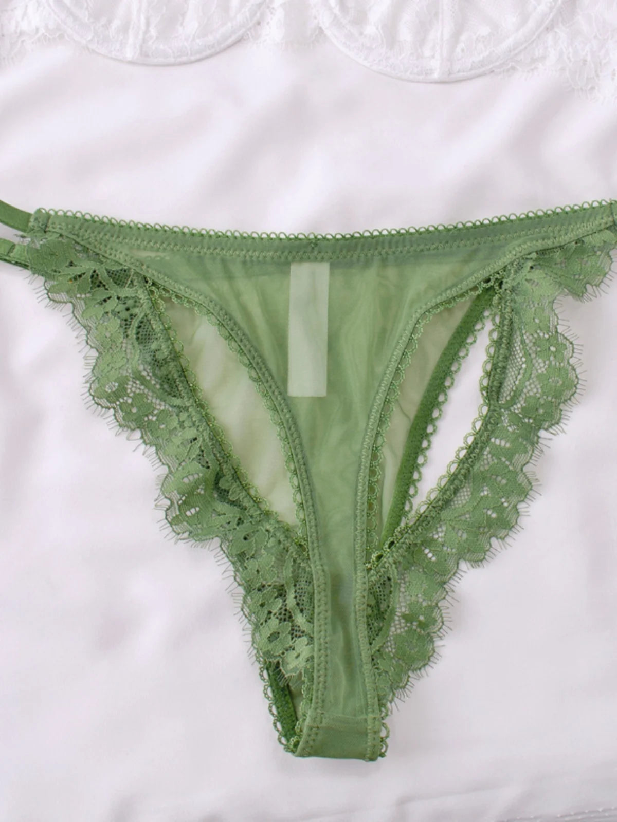 Sexy thin lace lingerie briefs sets women large size bras with steel ring see-through underwear set bra set