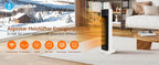 Aigostar Energy-Saving Fan Heater with Thermostat, 2000W PTC Ceramic Fan Heater with Remote Control, 70° Oscillation, 4 Modes