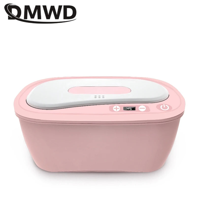 DMWD Household Wet Wipes Heaters Electric Baby Wet Tissue Warmer Portable Heating box Wet Towel Dispenser Thermostat 45-55℃ 220