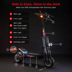 New HALO KNIGHT T107Pro Large Display Smart Escooter Adults 60V 38.4Ah Battery 3000W Dual Motor 95KM/H Powerful Electric Scooter