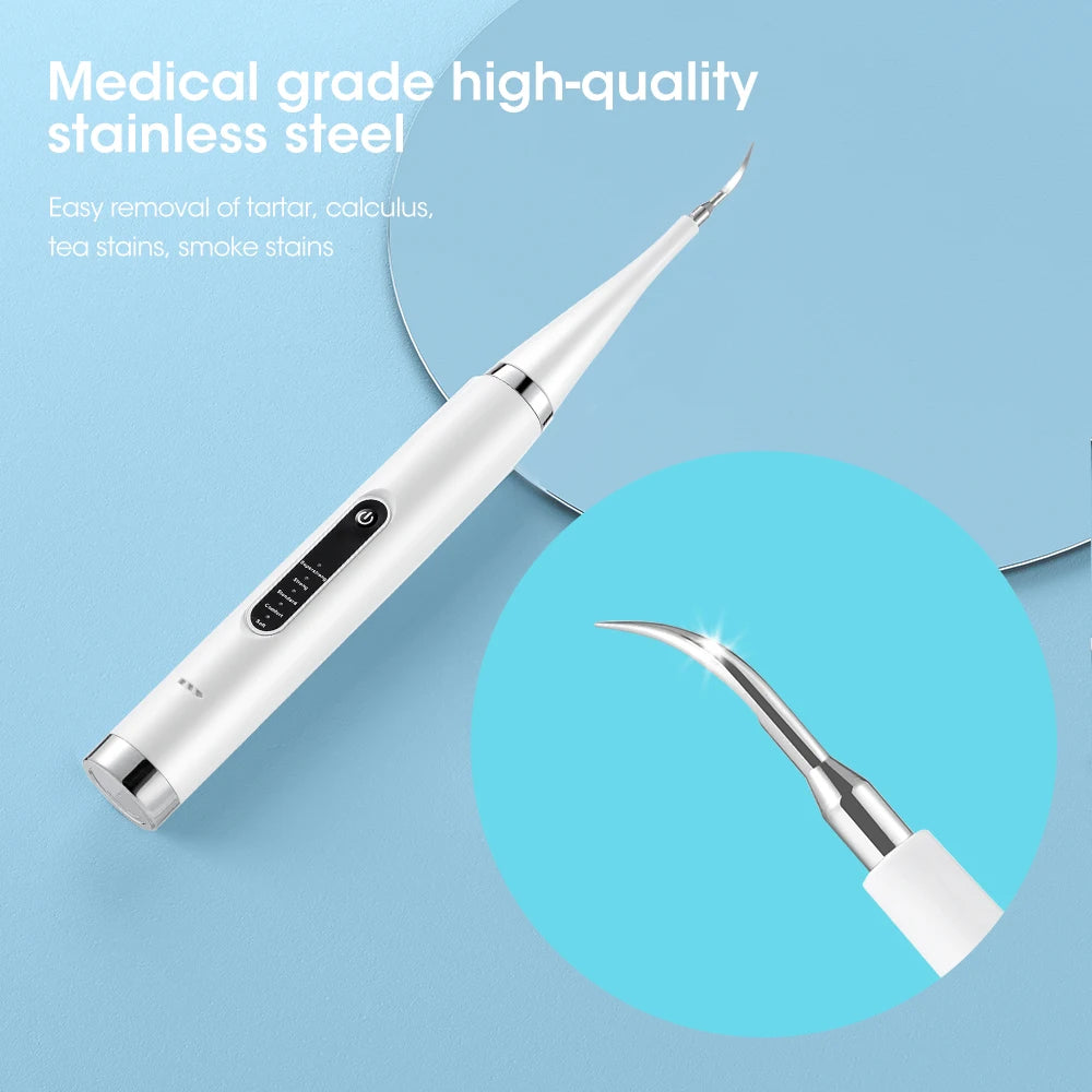 Electric Tooth Whitening Brush Sonic Toothbrush Tartar Eliminator Scraper Cleaner Dental Scaler Calculus Stone Remover Oral Care