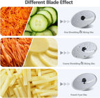 Food Processor, 11-in-1 Multifunctional Kitchen Machine with 2.5L Bowl & 1.5L Blender