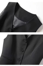 Spring Summer Korean Fashion Vest 2025 New Women Short Fashion V-neck Sleeveless Casual Blazer Waistcoat Coats Female Tops