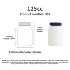 New HDPE 200ml 90 Capsules DHA Vitamin Tablets Deep Sea Fish Oil Capsules Food Grade Health Supplement Bottle
