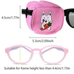1Pcs Cute Kids Strabismus Treatment Vision Care Children Kids Child Occlusion Medical Lazy Eye Patch Eyeshade