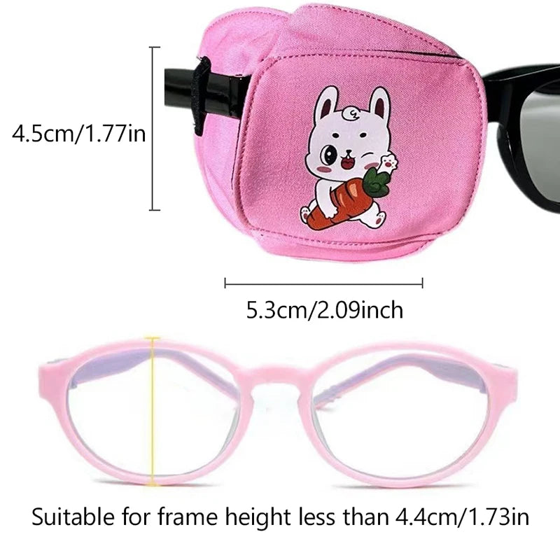 1Pcs Cute Kids Strabismus Treatment Vision Care Children Kids Child Occlusion Medical Lazy Eye Patch Eyeshade