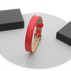 20pcs 10mm Genuine Real Leather Bracelet For Women Slide Letter Charms Wristband Jewelry Making DIY Pet Collar Keychain Band