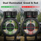 4-16X40 AOEG Scopes Red and Green Illuminated Hunting Scopes Tactical Optical Scope Airsoft Sight