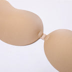 Invisible Push Up Bra Backless Strapless Bra Seamless Front Closure Underwear Self-Adhesive Bralette Women's Sticky Lingerie