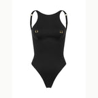Thong 2025 Sexy Women One Piece Swimsuit Swimwear Female Solid High Waist Monokini Swimming Suit Bathing Suit Biquini Beachwear