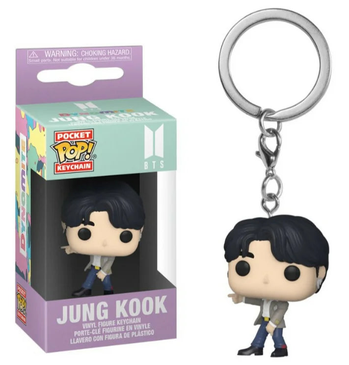 Funko POP Keychain Toy Men's Team Cartoon V JUNG KOOK JIMIN Jin V J-HOPE Pocket Pop Keychain Vinyl Action Figure Collection Toys