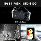 IIIF150 Air1 Rugged Phone Smartphone 5000mAh Battery 6.5" FHD+ Display 20MP Camera NFC IP68 IP69K 11.35MM Ultra-Thin Rugged