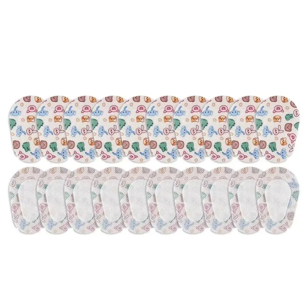20Pcs Cartoon Pattern Kids Eye Patches Soft Skin-friendly Strabismus Treatment Patch Disposable Adhesive Vision Care Patch