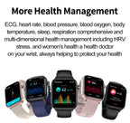 2025 New For XIAOM1 ECG+PPG Blood Fat Uric Acid Health Smartwatch Men Women Heart Rate Blood Pressure Bluetooth Call Smart Watch