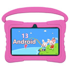 New 5G WiFi 7 Inch Kids Tablets Android 13 Quad Core 4GB RAM 64GB ROM 4000mAh Bluetooth Children's Gift Kids Software Tablet Pc