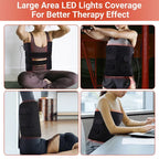 Red Light Therapy Mat, Large Red Light Therapy Pad with Controller,Pulse Mode 660nm & 850nm Near Infrared Light Therapy Belt