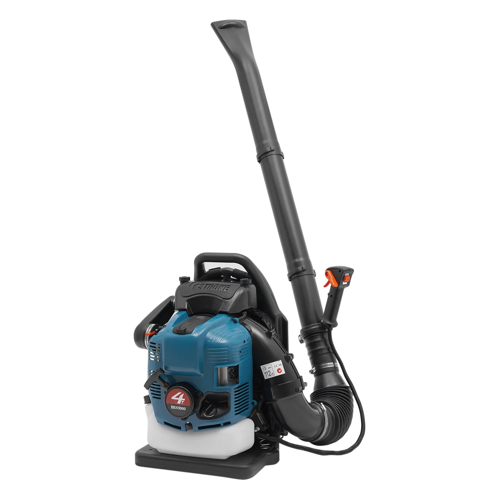 75.6CC 4-Stroke Gas Backpack Leaf Blower, 2600W 498FT with Cruise Control, for Lawn Yard Debris Cleaning, Commercial & Home Use
