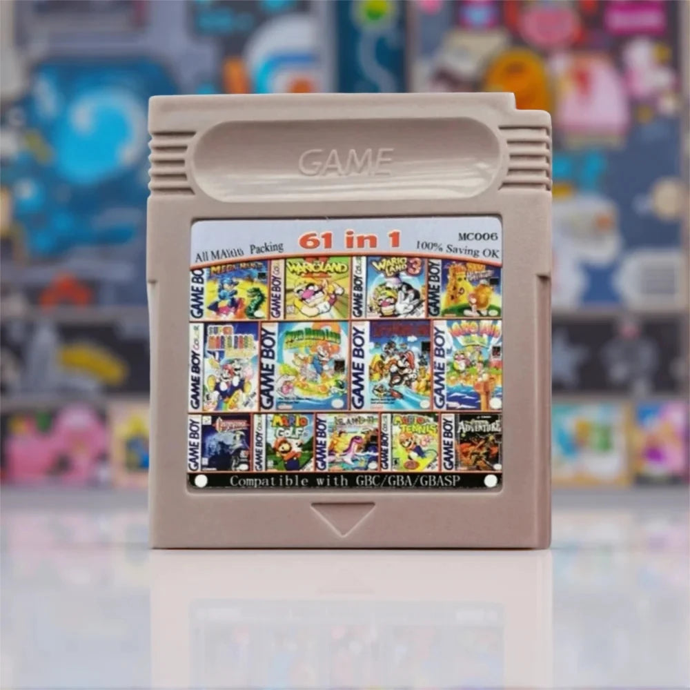 GBC Game Combo Pokémon Series 61in1 108in1 Game Video Game Cartridge Card, English Version for GBC/GBA/SP/GBM