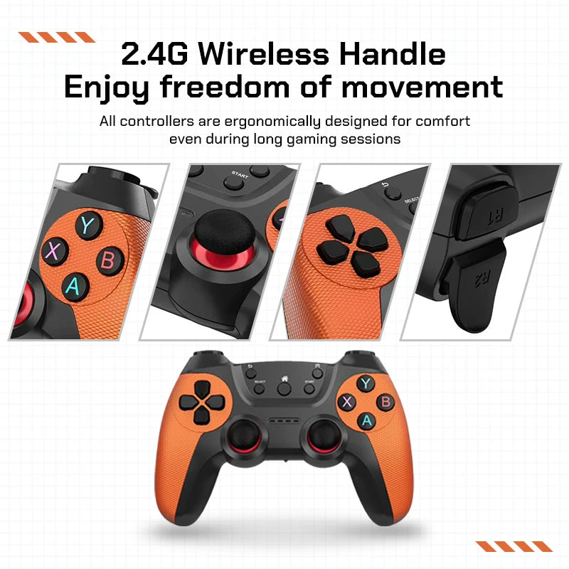 U36 Game Joystick with 50,000+ games pre-installed, 4K HD output, Retro game console, 3D, 40+ emulators, PSP, PS1 Secondary image