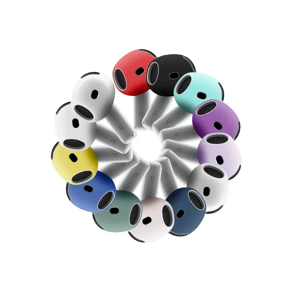 3 Pair Silicone Eartips For Apple AirPods 4 Replacement Ultra Thin Rubber Earbuds Ear Tips For Airpod 4 Anti-Slip Earphone Cover