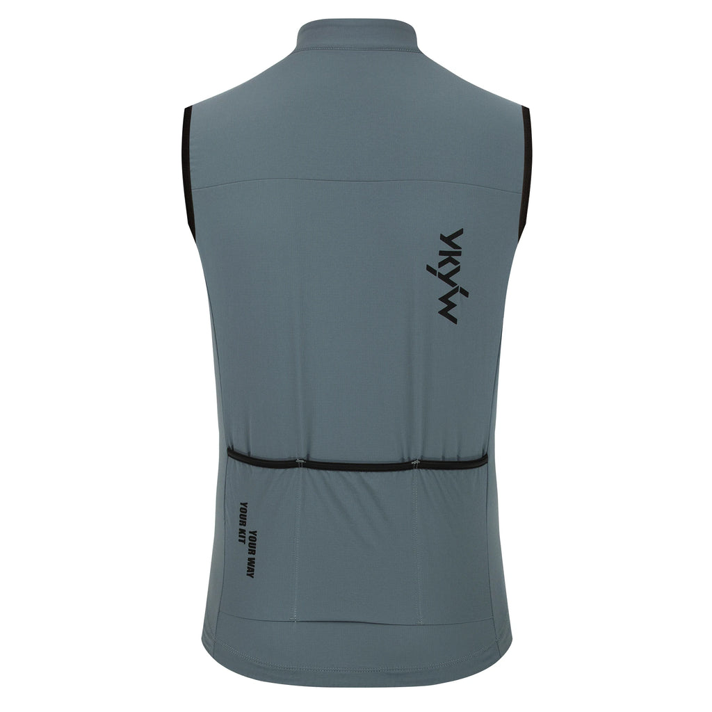 YKYWBIKE Men Cycling Gelit Thermal Fleece Bicycle Windbreaker Sleeveless Bike Vest Windproof Waterproof Cycling