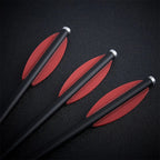 Mixed carbon crossbow for outdoor sports shooting, 6.3 inch, Willow feather, 6pcs/12PCs/24PCs
