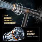 VGR Leafless Hair Dryer Professional Negative Ion Blower Dryer Brushless Motor 11000RPM Powerful Electric Dryer for Salon V-427