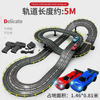 Electric Remote Control Slot Car Track Large 2-Player Competitive Dual Mode Remote Adjustable Splicing Kids Adults Gift Toy Set